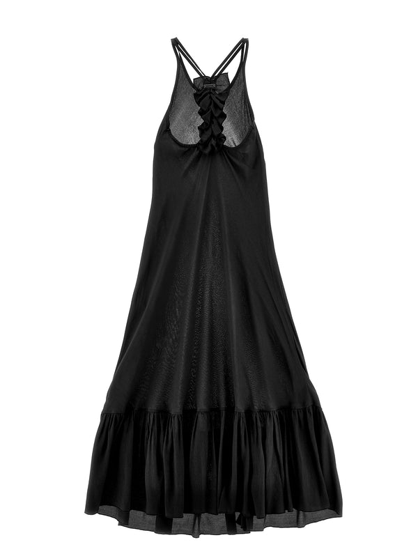 Black Sleeveless Maxi Dress