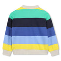 Blue Striped Crewneck Sweatshirt