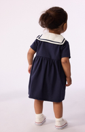 Navy Baby Sailor Collar Dress