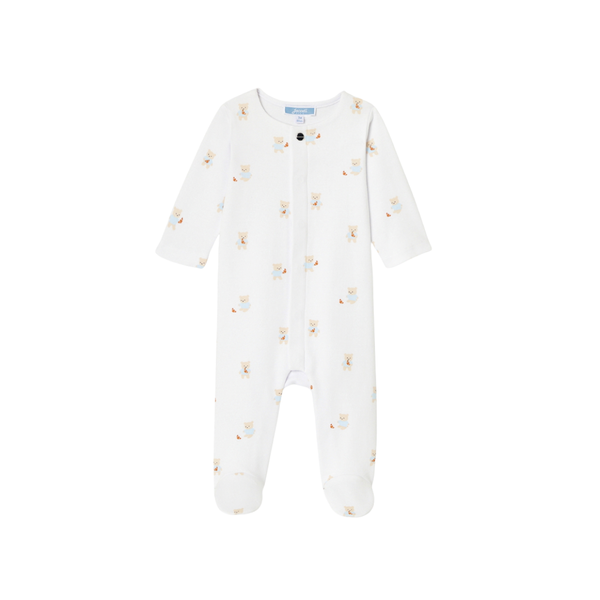 White Lazare Teddy Footie