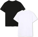 2 Pack Black and White Classic Tees