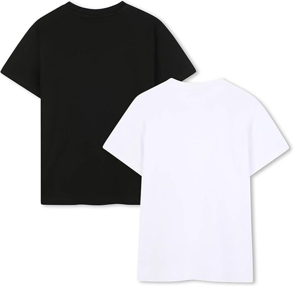 2 Pack Black and White Classic Tees
