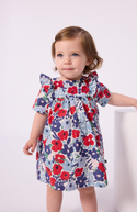 Multicolor Baby Floral Bloomers and Dress