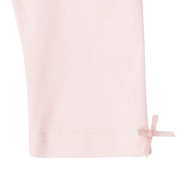 Pink Effet Bow Leggings