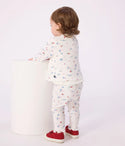 White Baby Floral Cardigan