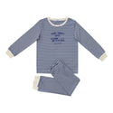 Blue Striped Pajama Set