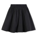 Black Logo Skater Skirt