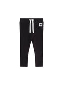 Black Rib Leggings