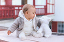 Oatmeal Baby Knit Hooded Coat