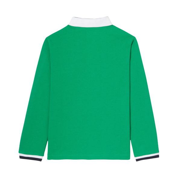 Green Vigne Long Sleeve Polo
