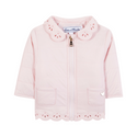 Pale Pink Frill Puffer Jacket