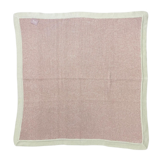Pink with Butter Trim Blanket