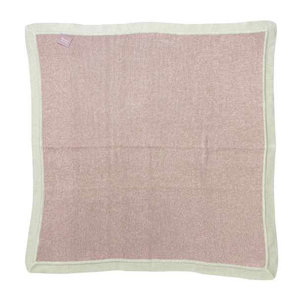 Pink with Butter Trim Blanket