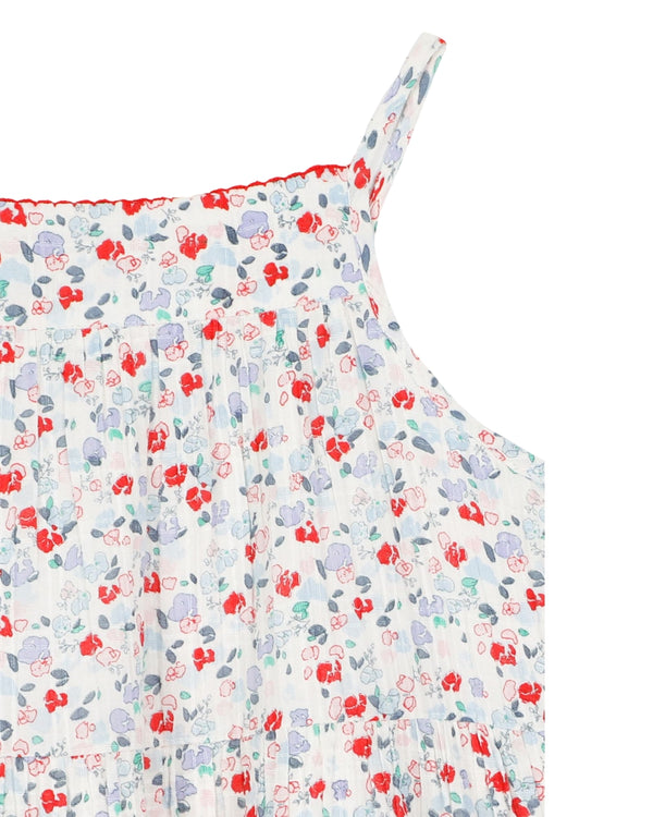 Multicolor Floral Lypso Dress