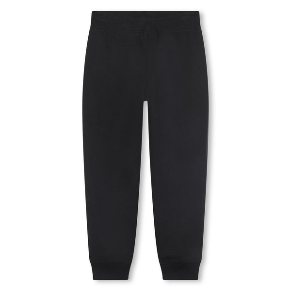 Black Faded Logo Sweatpants