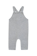 Grey Knit Overalls