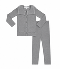 Grey Button Down Cardigan Outfit