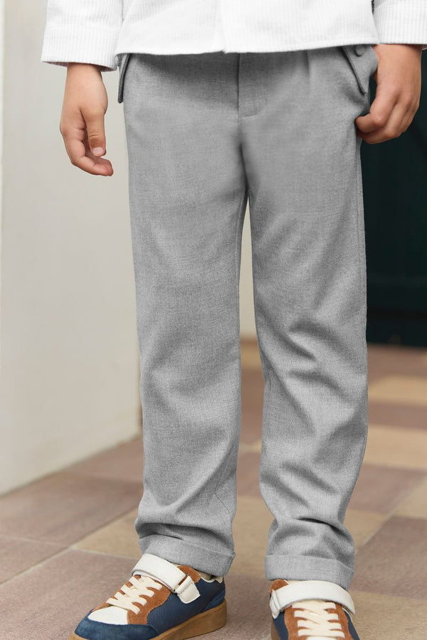 Gray Flannel Pocket Pants