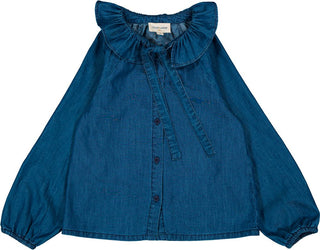 Dark Blue Chambray Angele Tunic