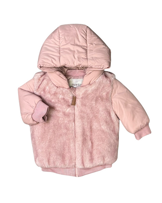 Pink Baby Fur Jacket