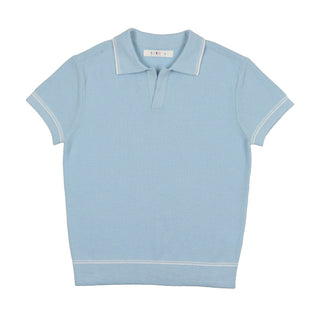 CCB Light Blue Stitched Polo