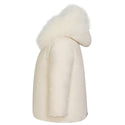 Baby Cream Wrap Coat
