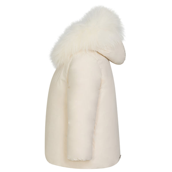 Baby Cream Wrap Coat