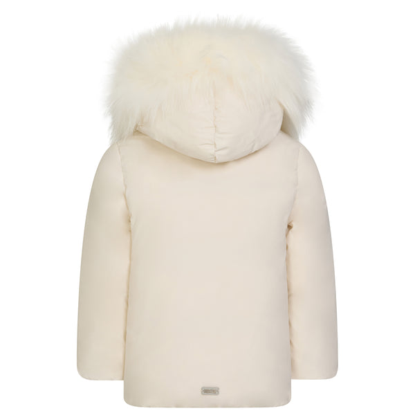 Baby Cream Wrap Coat