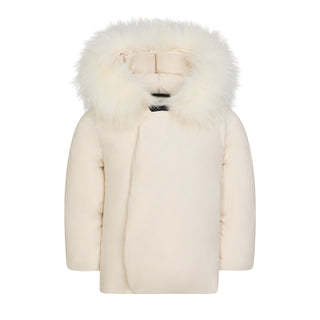 Baby Cream Wrap Coat