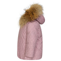 Baby Pale Mauve Floral Print Wrap Coat