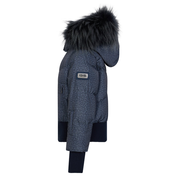 Dark Denim Tall Waistband Coat