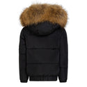 Black Kangaroo Pocket Coat