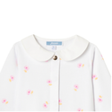 White and Pink Leopoldine Flower Footie