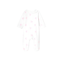 White and Pink Noelie Bunny Footie