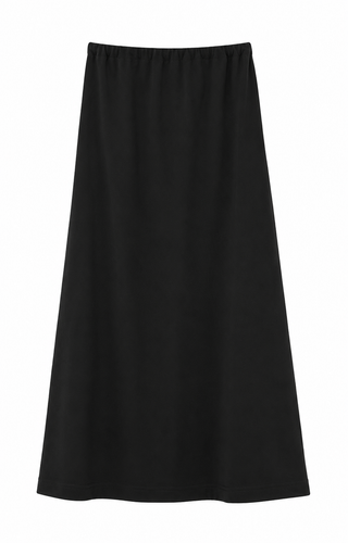 Teen Black Straight Skirt