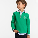 Green Vigne Long Sleeve Polo