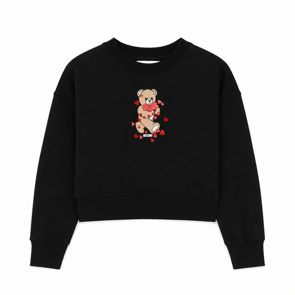Black Bear Hearts Crewneck