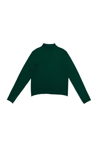Forest Green Abby Mocneck Sweater