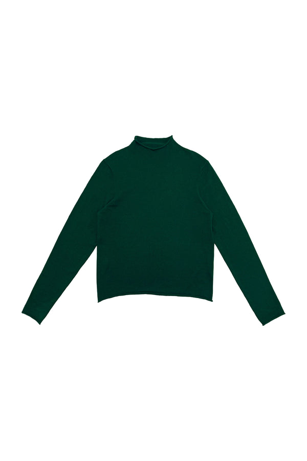 Forest Green Abby Mocneck Sweater