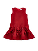 Red Bow Sleeveless Dress