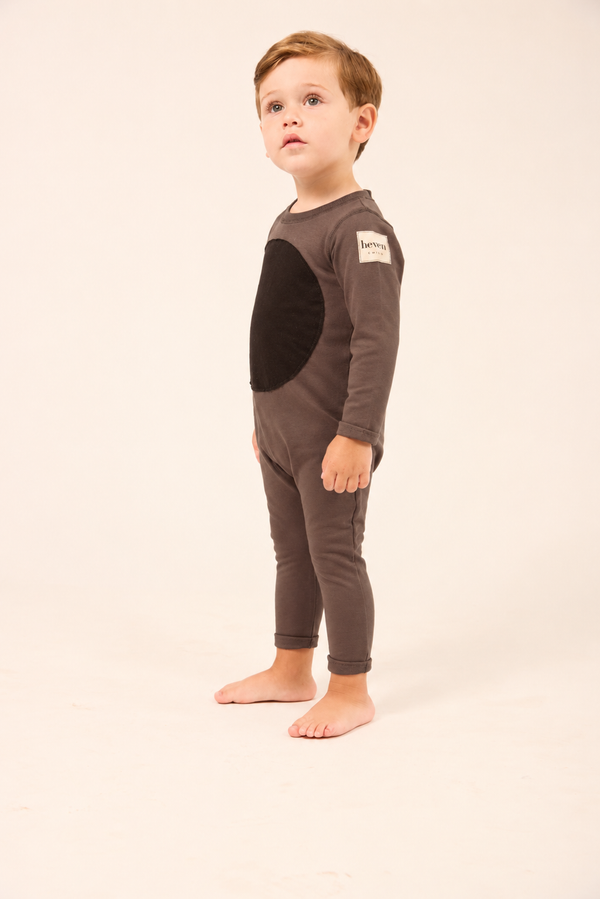 Grey Circle Romper