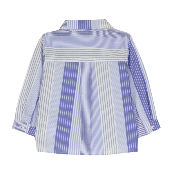 Blue Baby Multi Stripe Shirt