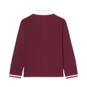 Red Vigne Long Sleeve Polo