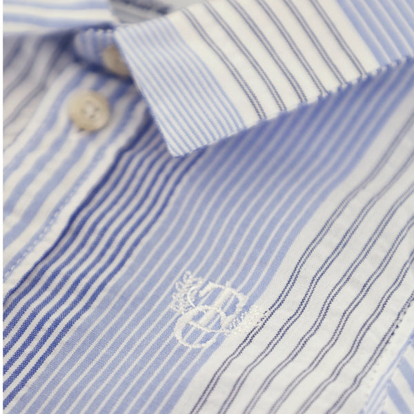 Blue Baby Multi Stripe Shirt