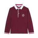 Red Vigne Long Sleeve Polo
