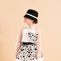 Cream Flock Polka-Dot Shirt