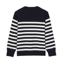 Navy and White Victorian Stripe Sweater