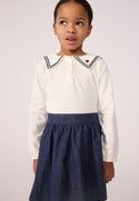 Blue Star Denim Skirt