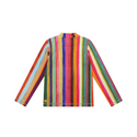 Multicolor Striped Turtleneck