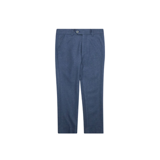 Navy Diamonds Stretchy Mod Suit Pant